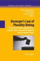 Duverger's Law of Plurality Voting: The Logic of Party Competition in Canada, India, the United Kingdom and the United States - cover