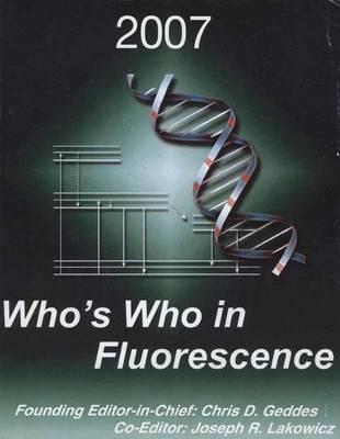 Who's Who in Fluorescence 2007 - cover