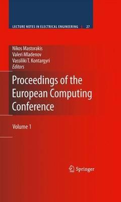 Proceedings of the European Computing Conference: Volume 1 - cover