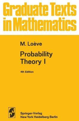 Probability Theory I - M. Loeve - cover