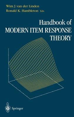 Handbook of Modern Item Response Theory - cover