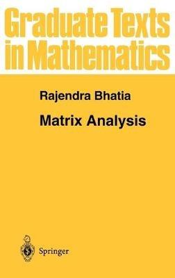 Matrix Analysis - Rajendra Bhatia - cover