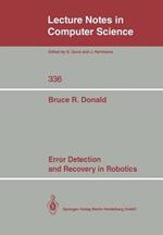 Error Detection and Recovery in Robotics