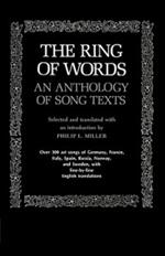 The Ring of Words: An Anthology of Song Texts