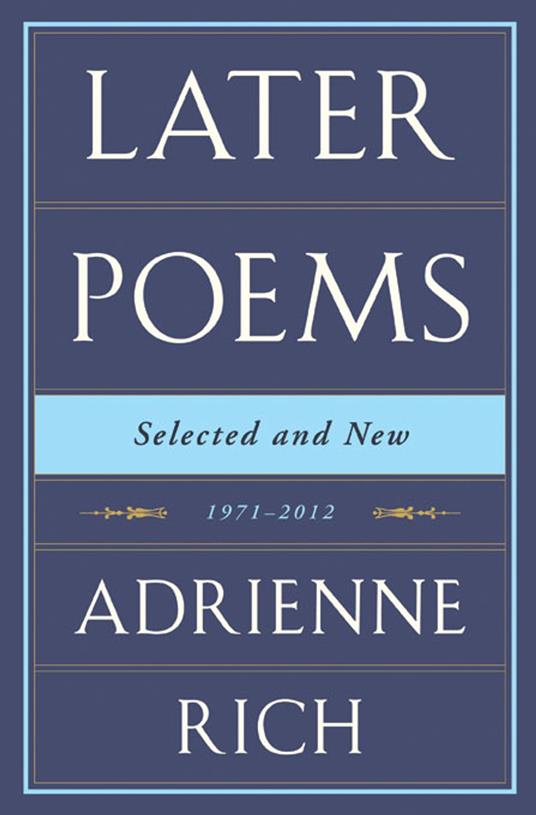 Later Poems: Selected and New