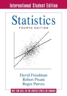 Statistics - David Freedman,Robert Pisani,Roger Purves - cover