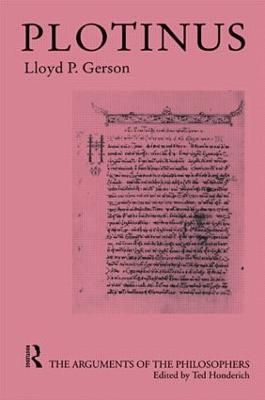 Plotinus-Arg Philosophers - Lloyd P. Gerson - cover