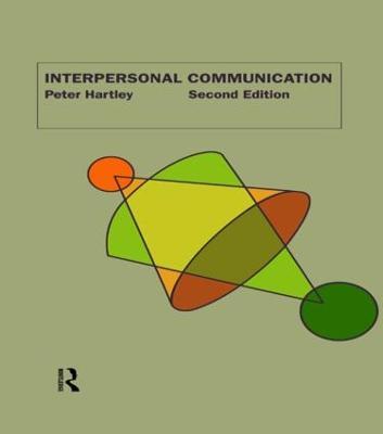 Interpersonal Communication - Peter Hartley - cover