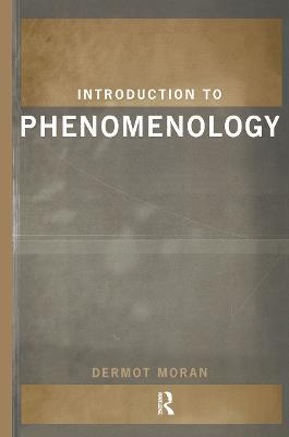 Introduction to Phenomenology - Dermot Moran - cover