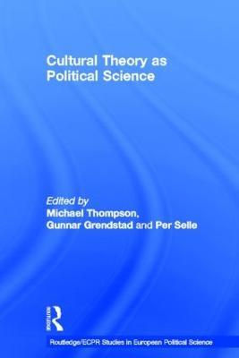 Cultural Theory as Political Science - cover