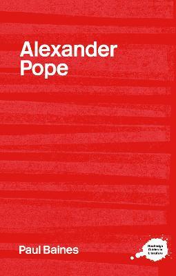 Alexander Pope - Paul Baines - cover