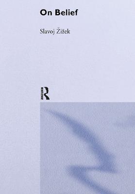 On Belief - Slavoj Zizek - cover