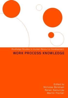 Work Process Knowledge - Nicholas Boreham,Martin Fischer,Renan Samurçay - cover