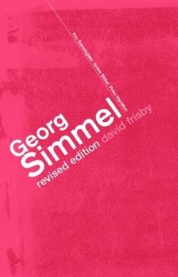 Georg Simmel - David Frisby - cover
