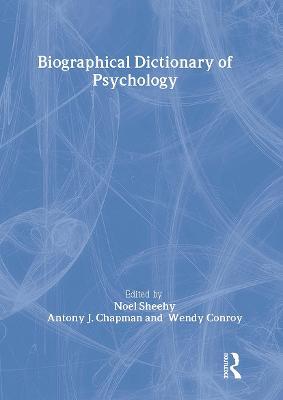 Biographical Dictionary of Psychology - cover