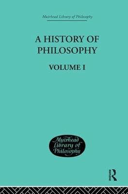 History of Philosophy: Volume I - Johann Eduard Erdmann - cover