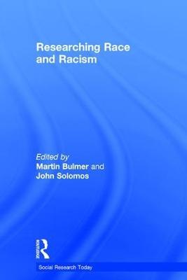 Researching Race and Racism - cover