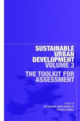 Sustainable Urban Development Volume 3: The Toolkit for Assessment - cover