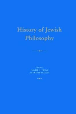 History of Jewish Philosophy - cover