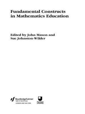 Fundamental Constructs in Mathematics Education - cover