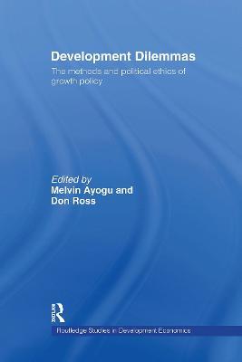 Development Dilemmas - Melvin Ayogu,Don Ross - cover