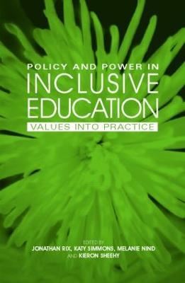 Policy and Power in Inclusive Education: Values into practice - cover