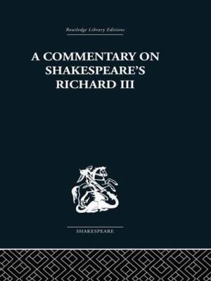 Commentary on Shakespeare's Richard III - Wolfgang Clemen - cover