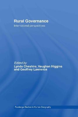 Rural Governance: International Perspectives - cover