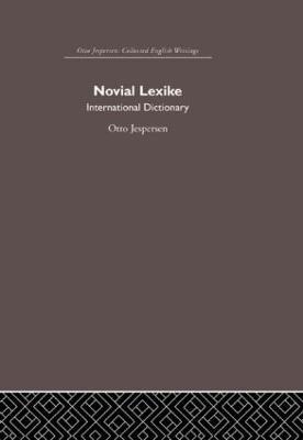 Novial Lexike - Otto Jespersen - cover