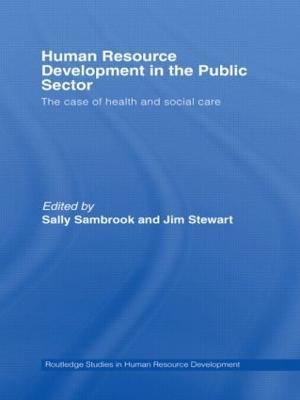 Human Resource Development in the Public Sector: The Case of Health and Social Care - cover