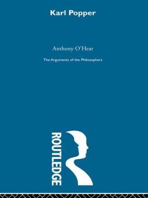 Popper-Arg Philosophers - Anthony O'Hear - cover