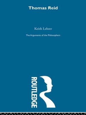 Reid-Arg Philosophers - Keith Lehrer - cover