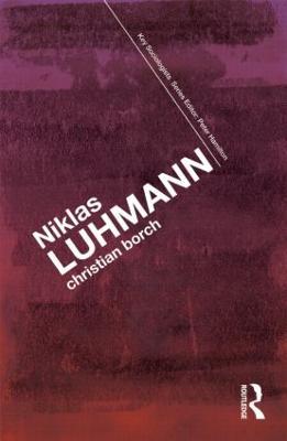 Niklas Luhmann - Christian Borch - cover
