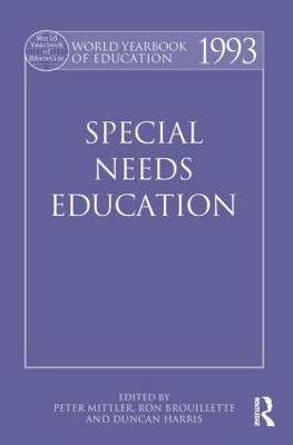 World Yearbook of Education 1993: Special Needs Education - cover