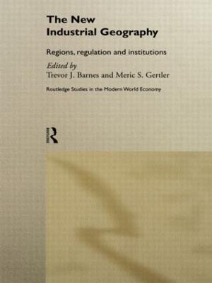 The New Industrial Geography: Regions, Regulation and Institutions - cover