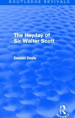The Heyday of Sir Walter Scott - Donald Davie - cover