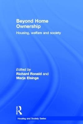 Beyond Home Ownership: Housing, Welfare and Society - cover
