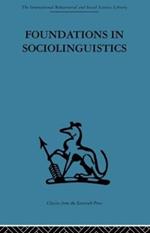 Foundations in Sociolinguistics: An ethnographic approach