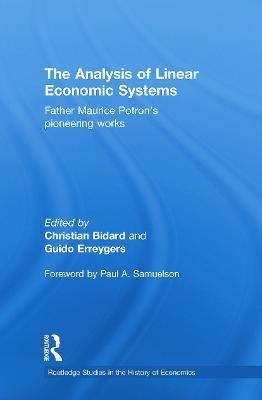The Analysis of Linear Economic Systems: Father Maurice Potron’s Pioneering Works - cover