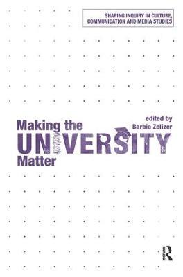 Making the University Matter - cover