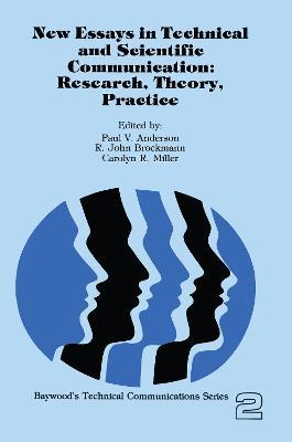 New Essays in Technical and Scientific Communication: Research, Theory, Practice - Paul Anderson,John Brockman,Carolyn Miller - cover