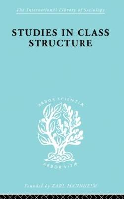 Studies Class Struct   Ils 121 - G. D. H. Cole - cover