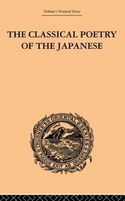 The Classical Poetry of the Japanese - Basil Hall Chamberlain - cover
