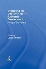 Evaluating the Effectiveness of Academic Development: Principles and Practice