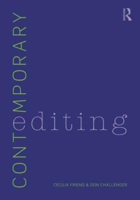 Contemporary Editing - Cecilia Friend,Don Challenger - cover