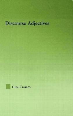 Discourse Adjectives - Gina Taranto - cover