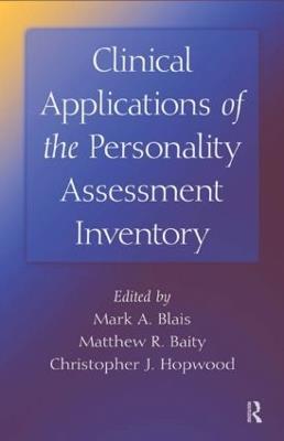 Clinical Applications of the Personality Assessment Inventory - cover