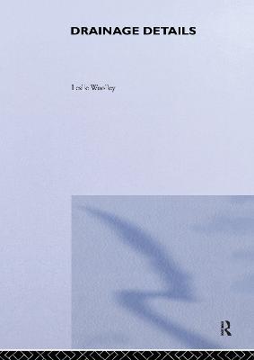 Drainage Details - L. Woolley - cover