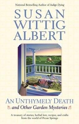 AN Unthymely Death - Susan Wittig Albert - cover