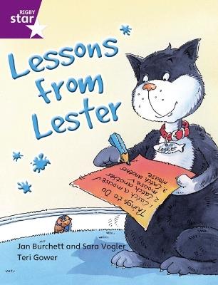Rigby Star Independent Year 2 Purple Fiction Lessons From Lester Single - cover